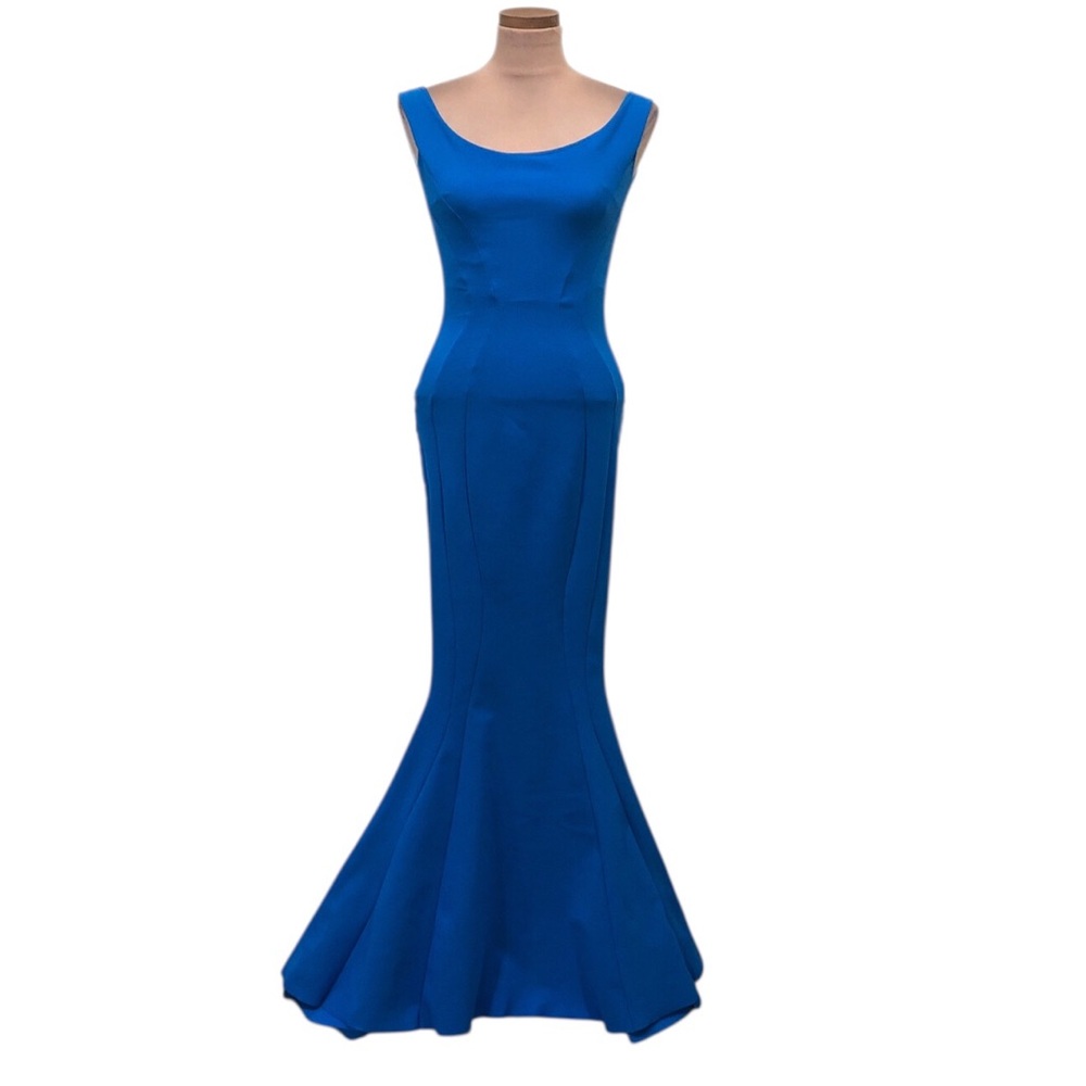 Chiara Boni Maeli Maxi Dress Size 2 38 Blue